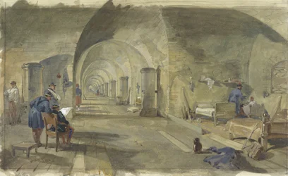 Interior of Fort Nicholas, Sebastopol, Crimea